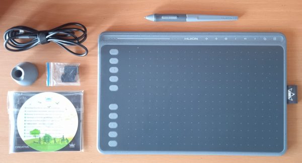 HUION HS611 Digital Drawing Tablet