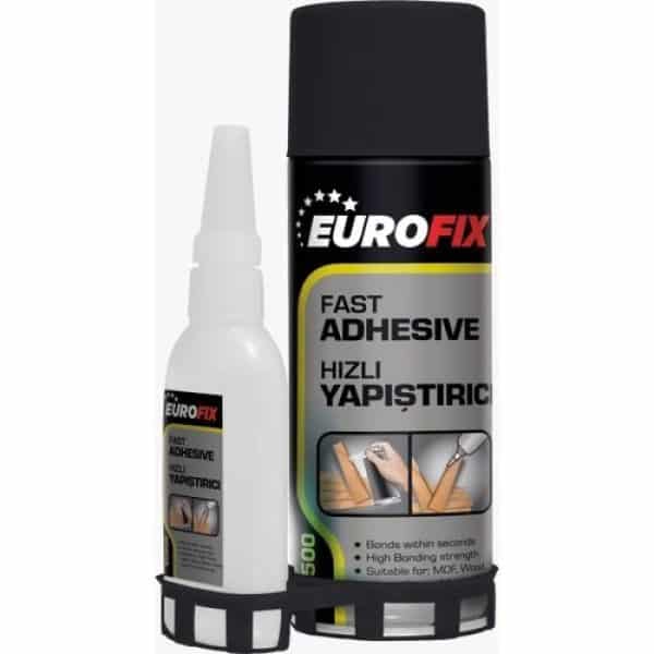 High-strength Eurofix adhesive for 3D printed parts, fast and reliable bonding for DIY and professional 3D printing repairs.