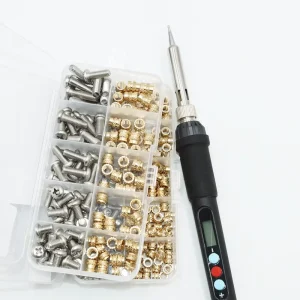 طقم إدخال الصواميل المعدنية M4 للطباعة ثلاثية الأبعاد — 269 قطعة