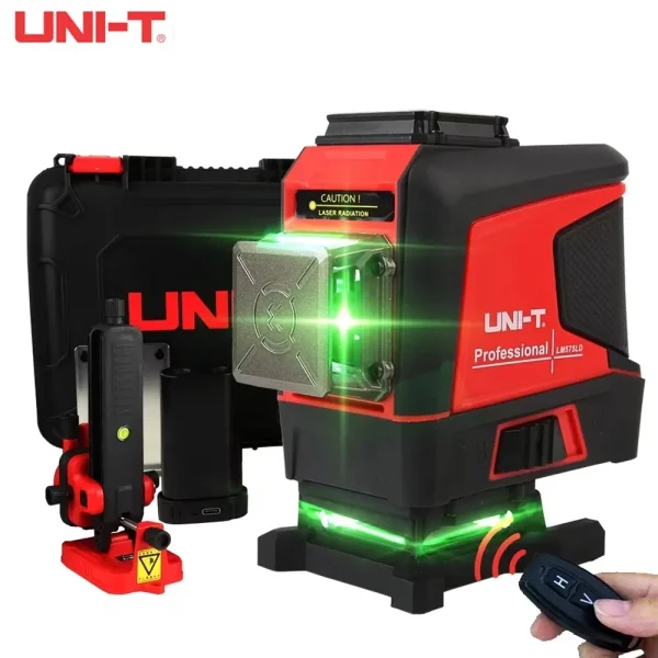 جهاز ميزان ليزر احترافي 12 خط LM573LD-II 3D Green Laser Level